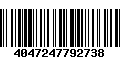 Código de Barras 4047247792738