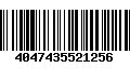 Código de Barras 4047435521256