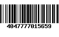 Código de Barras 4047777015659