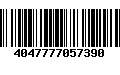 Código de Barras 4047777057390