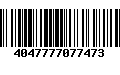 Código de Barras 4047777077473