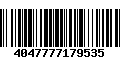 Código de Barras 4047777179535