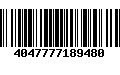 Código de Barras 4047777189480