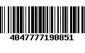 Código de Barras 4047777190851