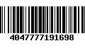 Código de Barras 4047777191698