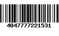 Código de Barras 4047777221531