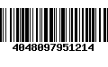 Código de Barras 4048097951214