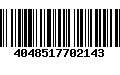 Código de Barras 4048517702143