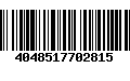 Código de Barras 4048517702815