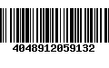 Código de Barras 4048912059132