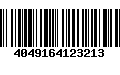 Código de Barras 4049164123213