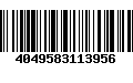 Código de Barras 4049583113956