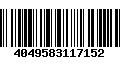 Código de Barras 4049583117152