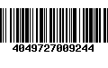 Código de Barras 4049727009244