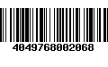 Código de Barras 4049768002068