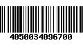 Código de Barras 4050034096700