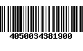 Código de Barras 4050034381900