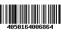 Código de Barras 4050164006864