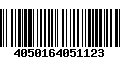 Código de Barras 4050164051123