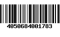 Código de Barras 4050684001783