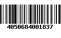 Código de Barras 4050684001837