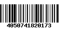 Código de Barras 4050741820173