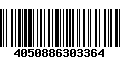 Código de Barras 4050886303364