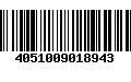 Código de Barras 4051009018943