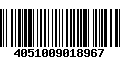 Código de Barras 4051009018967