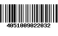 Código de Barras 4051009022032