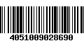 Código de Barras 4051009028690