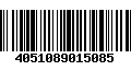 Código de Barras 4051089015085