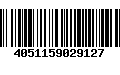 Código de Barras 4051159029127