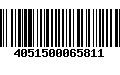 Código de Barras 4051500065811