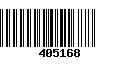 Código de Barras 405168