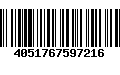 Código de Barras 4051767597216