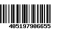 Código de Barras 405197906655