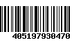 Código de Barras 405197930470