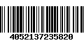 Código de Barras 4052137235820