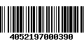 Código de Barras 4052197000390