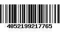 Código de Barras 4052199217765