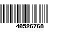 Código de Barras 40526768