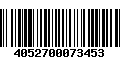 Código de Barras 4052700073453