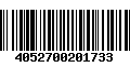 Código de Barras 4052700201733