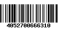 Código de Barras 4052700666310