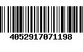 Código de Barras 4052917071198