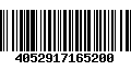 Código de Barras 4052917165200