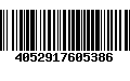 Código de Barras 4052917605386