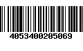 Código de Barras 4053400205069