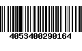 Código de Barras 4053400290164